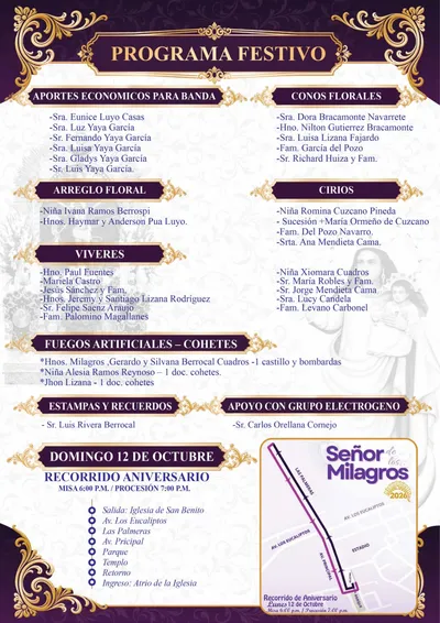 programa 12 octubre recorrido aniversario